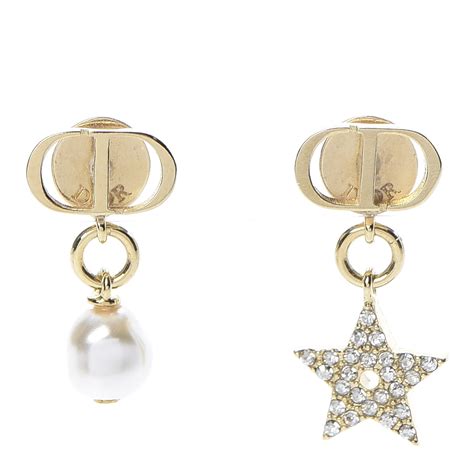 dior gold studs|authentic christian dior earrings.